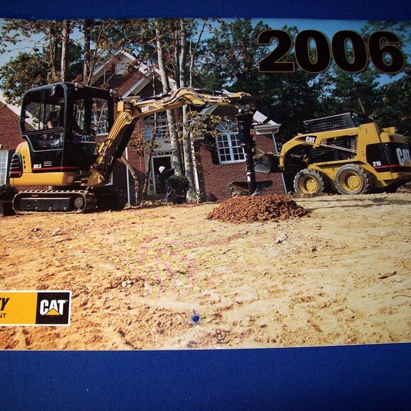 Vintage Caterpillar CAT Heavy Equipment Calendar - 13 mo. 2006 - Foley Equipment - Picture 2 of 2